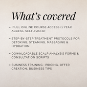 Online Head Spa Certification Course