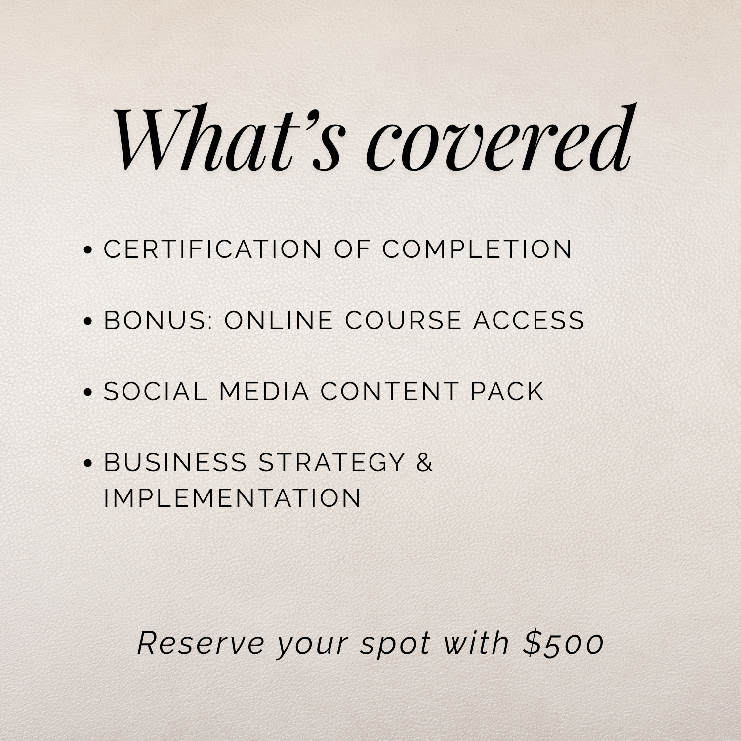Head Spa Pro: Live Certification & Business Class