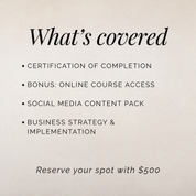 Head Spa Pro: Live Certification & Business Class