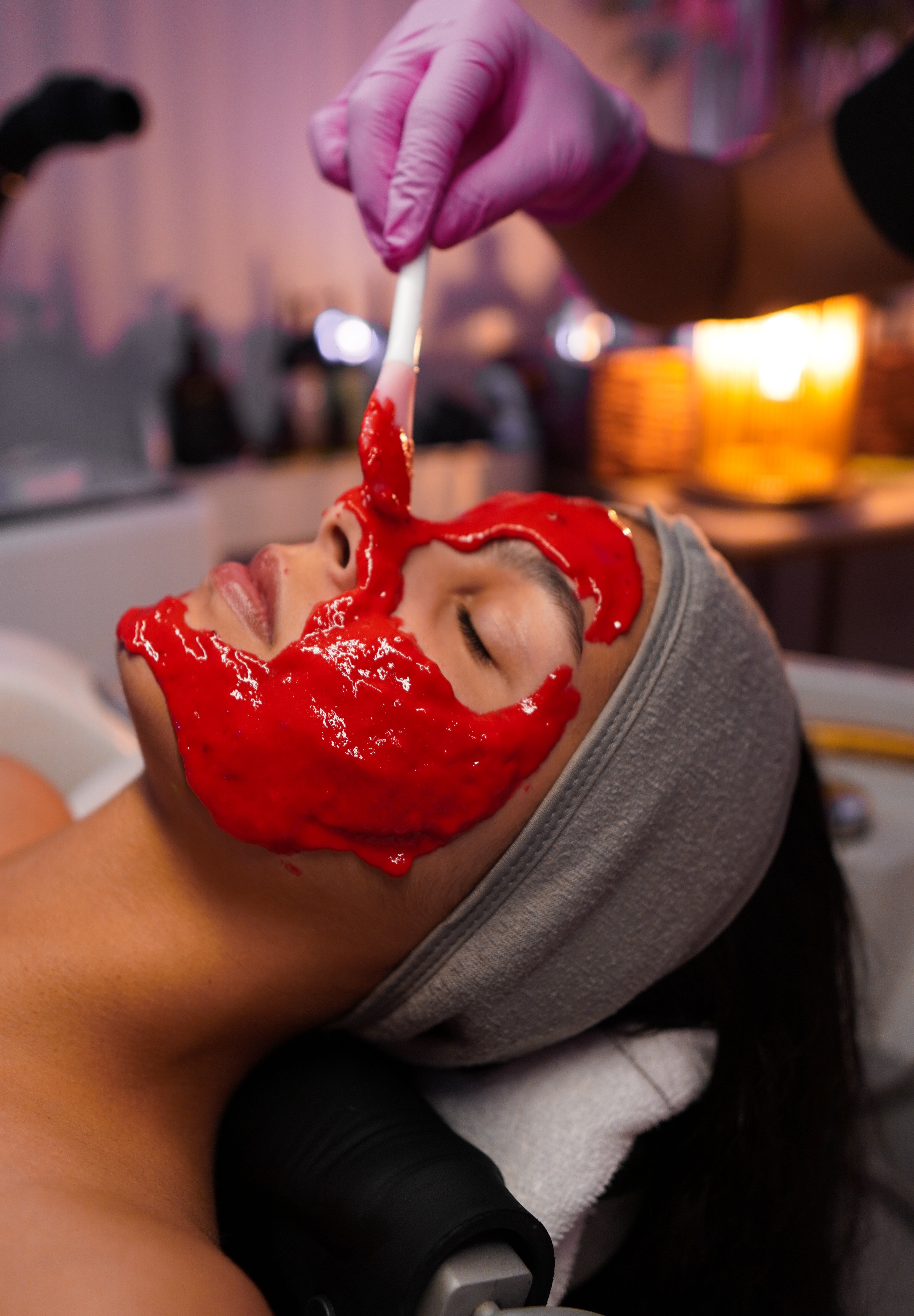 Luxury Head Spa with Glow Facial Ritual